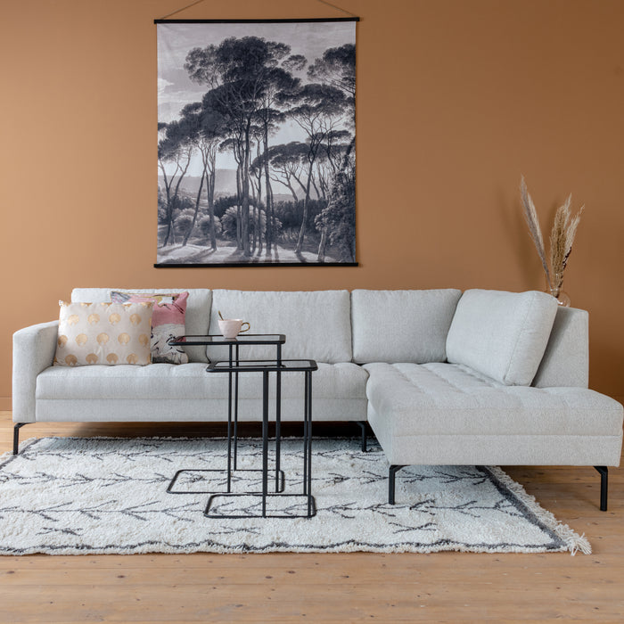 MOOS River Hoekbank Grijs / Ecru Rechts