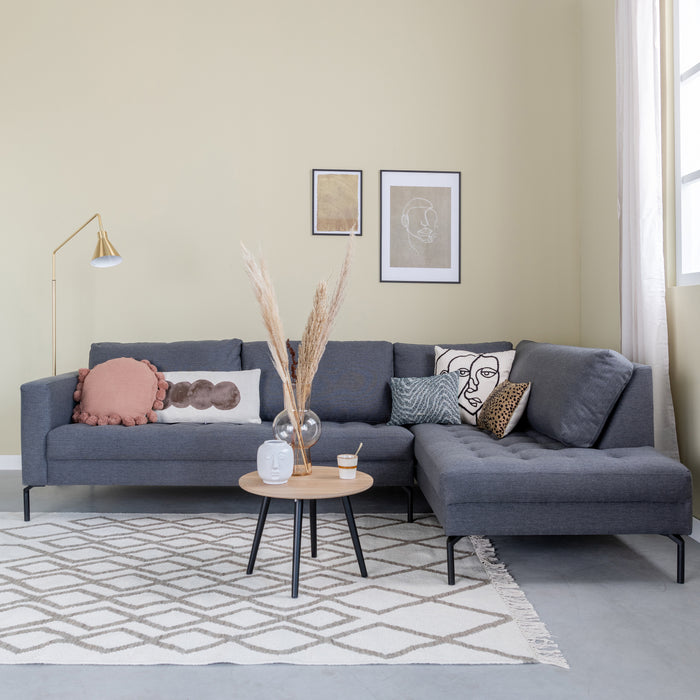 MOOS River Hoekbank Rechts - Donkergrijs