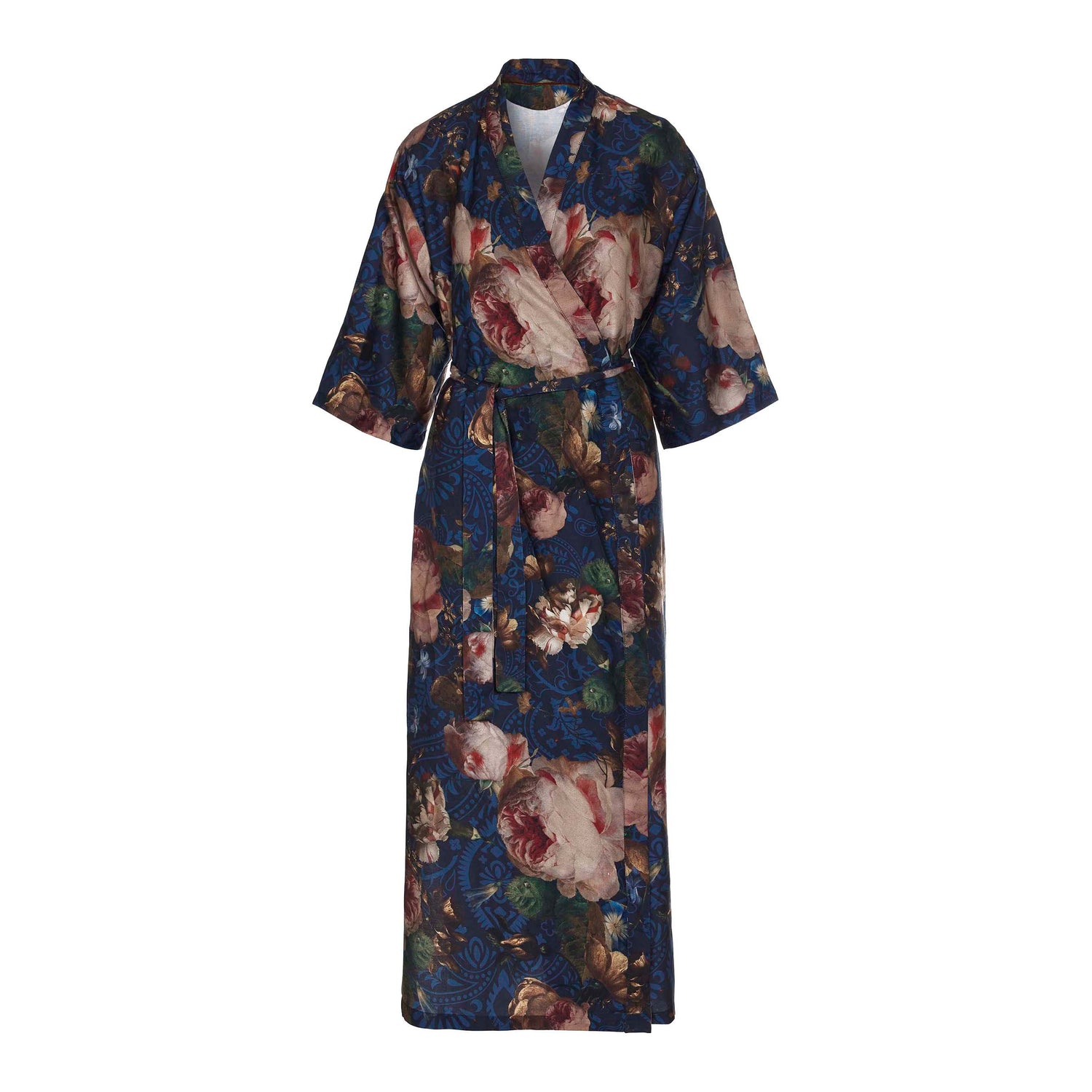 Essenza Jula Gallery of Roses Kimono M - Blauw