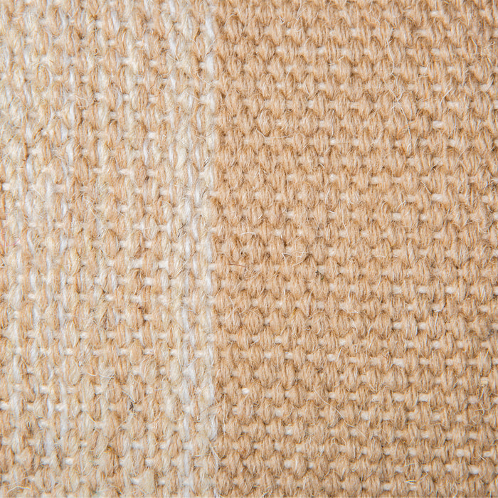 HKliving Hand Woven Wool Sierkussen - camel