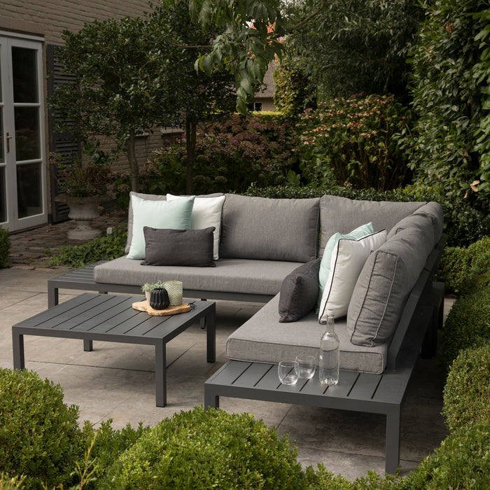 WOOOD La Vida Loungeset - Aluminium/Antraciet