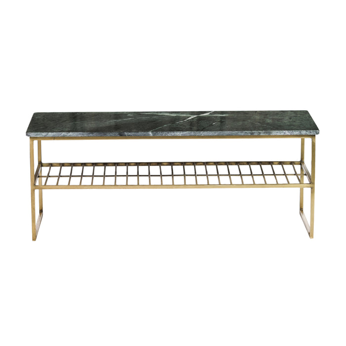 Livingfurn | Salontafel | Rectangular | Green Gold | 90x40 cm