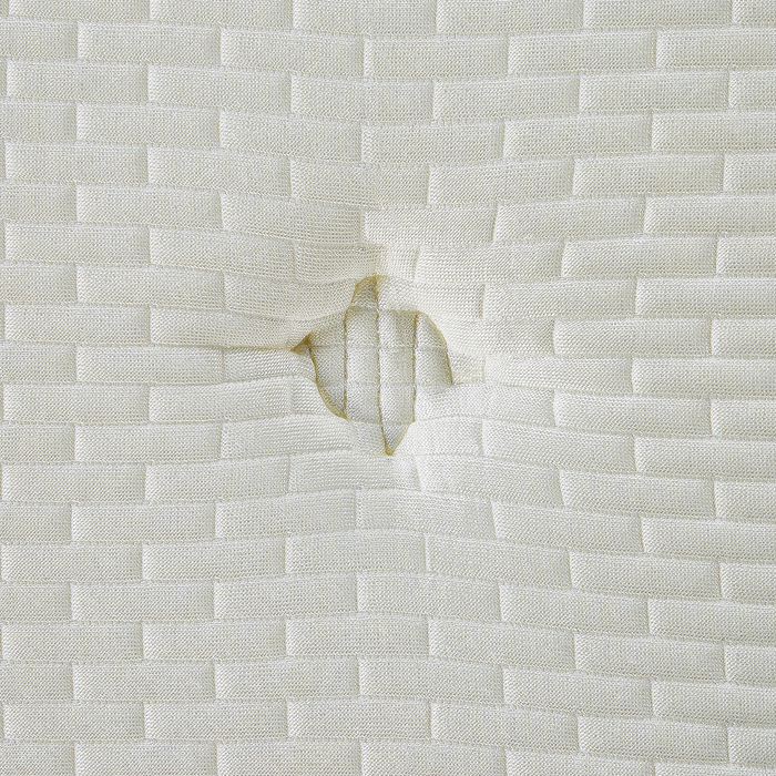 Beliani-CHARM-Traagschuimmatras medium-Wit-160 x 200 cm-Polyester
