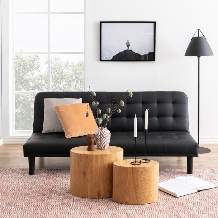 by fonQ Dice Bijzettafel Set van 2 - Ovaal - Wild Oak