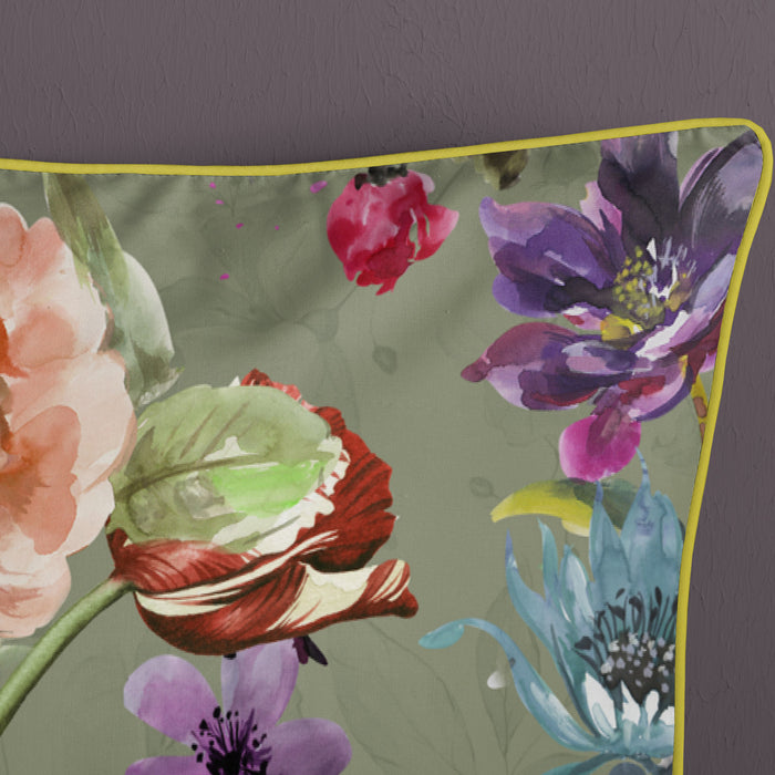 Descano Organic Parma Dekbedovertrek 240 x 220 cm - Olijfgroen