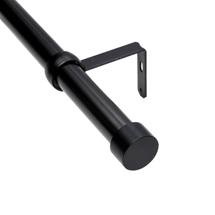 Umbra Cappa Gordijnroede 91 - 168 cm - Geborsteld Zwart
