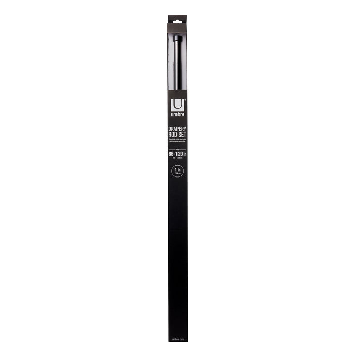 Umbra Cappa Gordijnroede 168 - 305 cm - Geborsteld Zwart