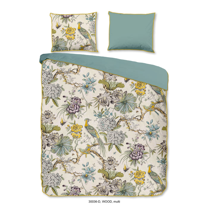 Descano Organic Wood Dekbedovertrek 240 x 220 cm - Multi