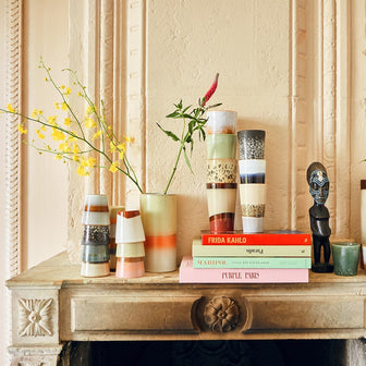 HKliving 70's Vaas - Maat M - venus