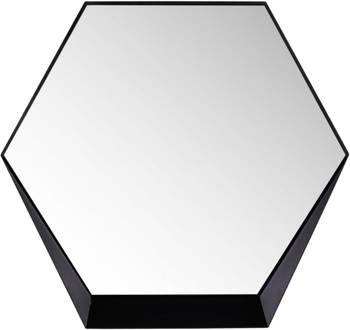 Gorillz Hive Wandspiegel met Plank - Hexagon Spiegel