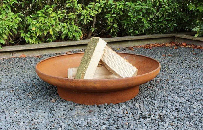 2L Home and Garden 2L Home & Garden vuurschaal 60cm Roest deluxe