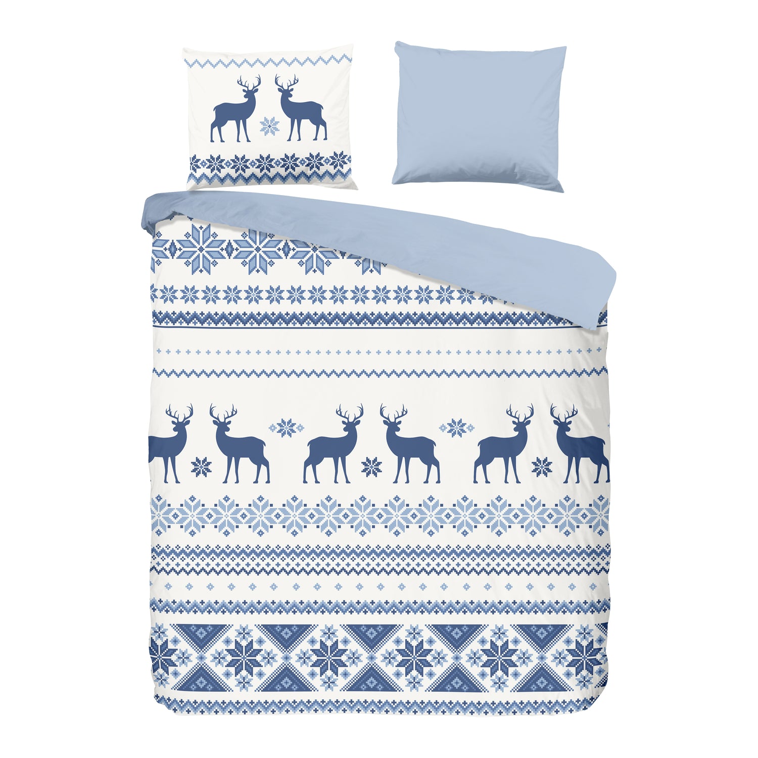 Good Morning Nordic Kinder Dekbedovertrek 240 x 220 cm - Blauw