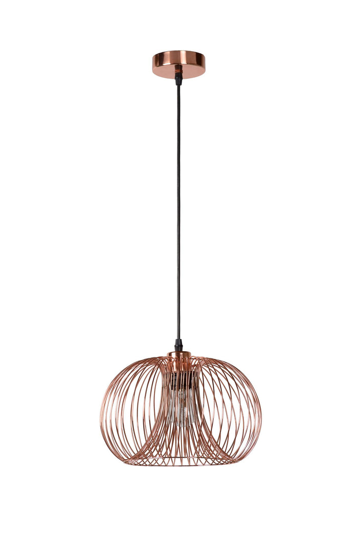 Lucide VINTI Hanglamp - Koper