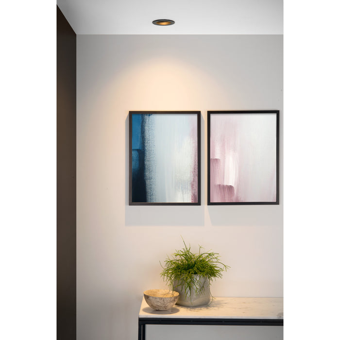 Lucide EMBED - Inbouwspot - Ø 9,1 cm - 1xGU10 - Zw