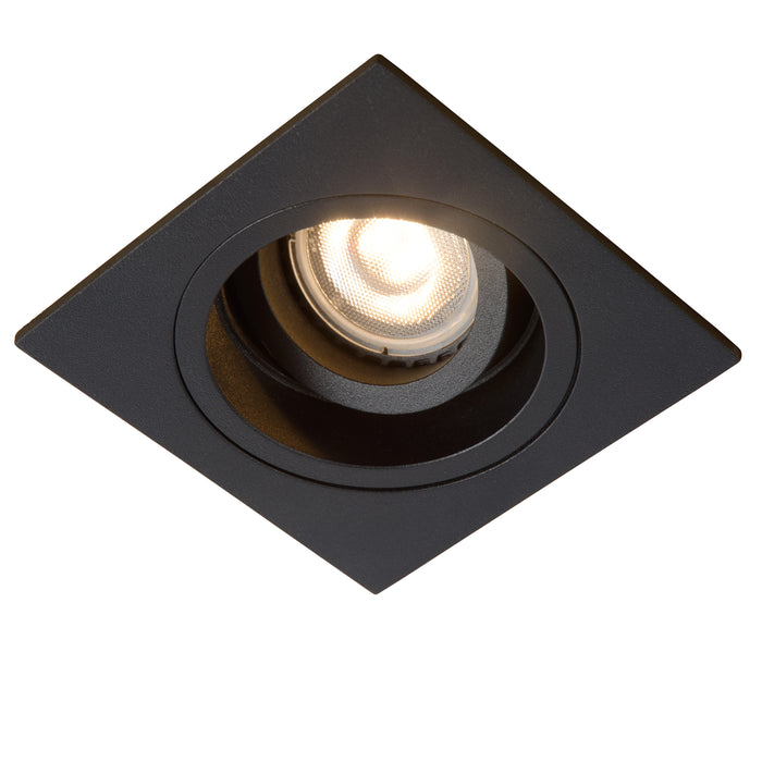 Lucide EMBED - Inbouwspot - 1xGU10 - Zwart