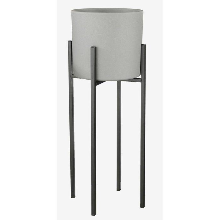 Mica Decorations Ascot plant standaard zwart - l24xb24xh55cm