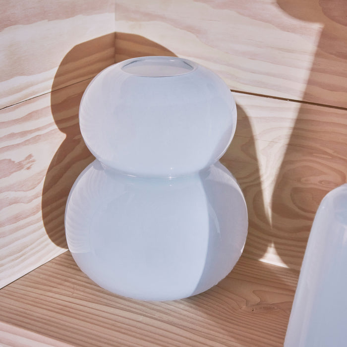 OYOY Lasi Vaas Small - Ice Blue