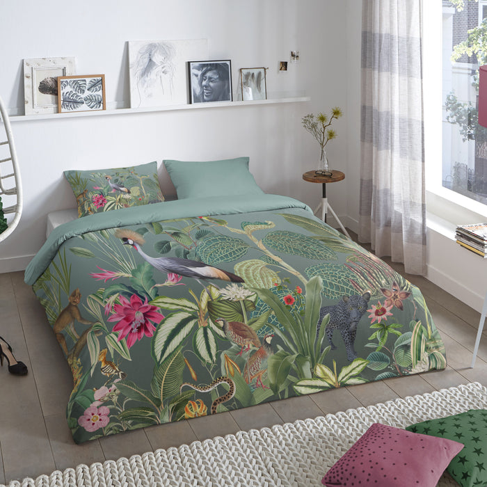 Good Morning Jill Dekbedovertrek 240 x 220 cm - Groen