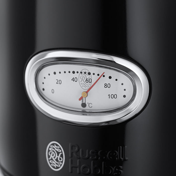 Russell Hobbs Retro Classic Noir Waterkoker - 1,7 L
