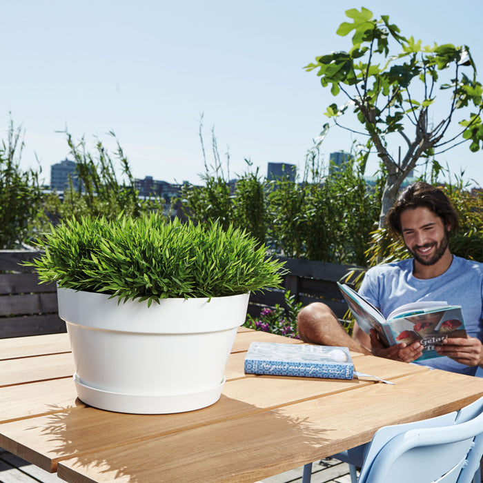 Elho Loft Urban Lage bloembak 35 cm Antraciet