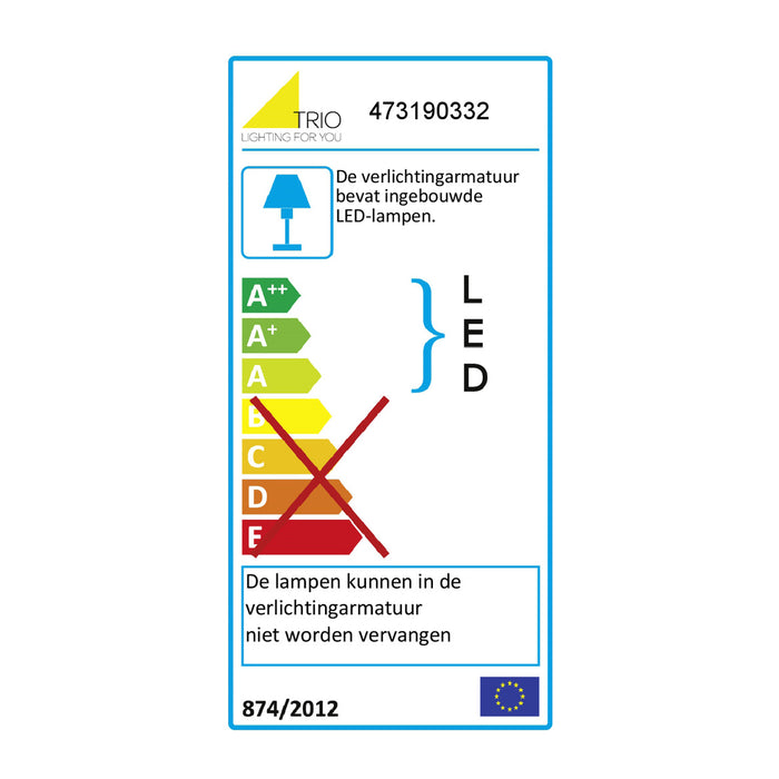 TRIO Narcos Vloerlamp