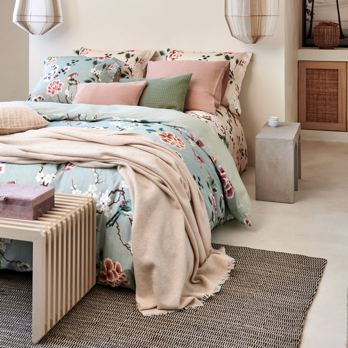 Vandyck Home Sprei 130 x 220 cm - Natural