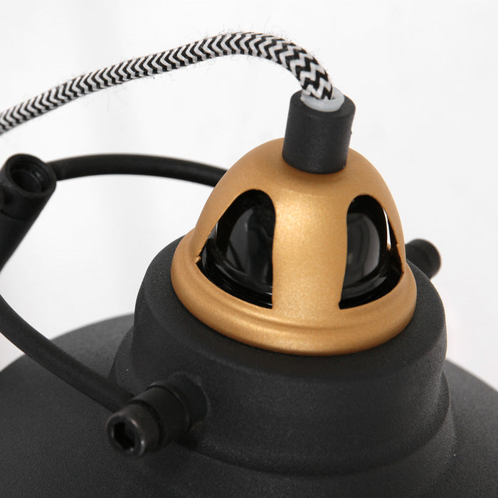 Mexlite Wandlamp industrieel - Metaal - Goud