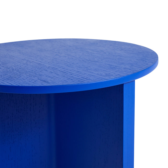 HAY Slit High Bijzettafel Ø35 cm - Vivid blue