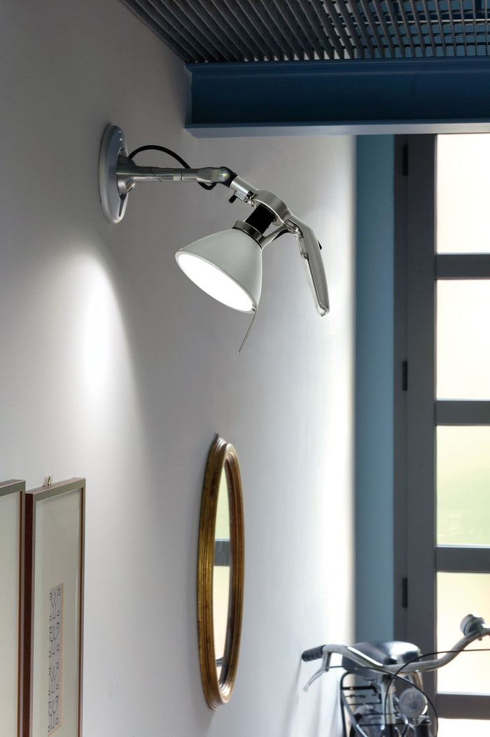 Luceplan Fortebraccio wandlamp 1-arm wit