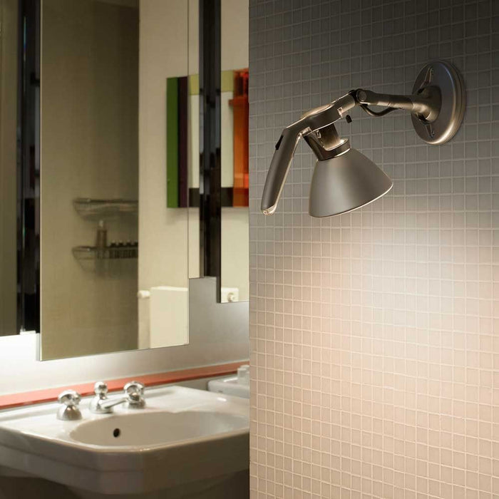 Luceplan Fortebraccio wandlamp 1-arm wit