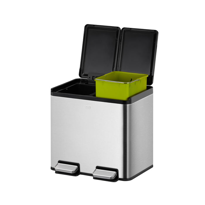 EKO Essential Recycler Pedaalemmer 20 Liter (10+10L) - RVS