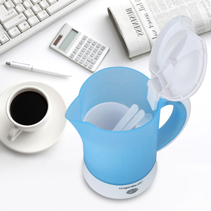 Aigostar Walking Drip 30JQK – Reis Waterkoker - Blauw|Wit