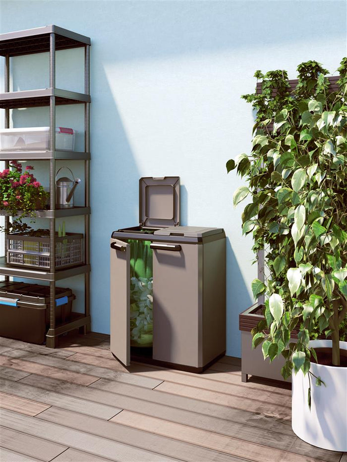Keter Split Vuilniszak Houder voor Buiten - Recyclekast