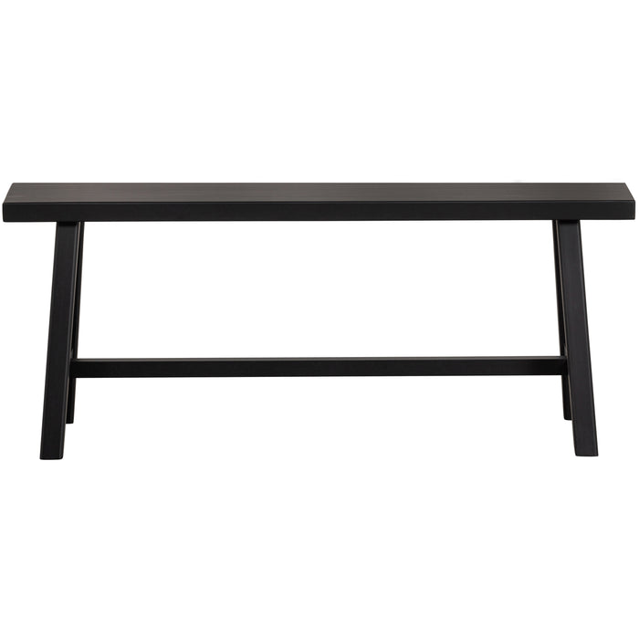 WOOOD Imme Bankje - Grenen - Zwart - 45x110x35