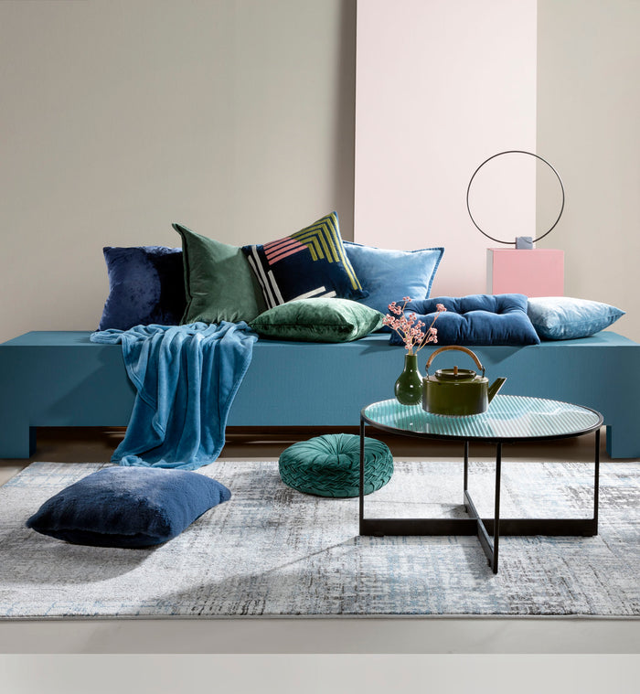 Dutch Decor sierkussen Valerie - 40x60 cm Insignia Blue