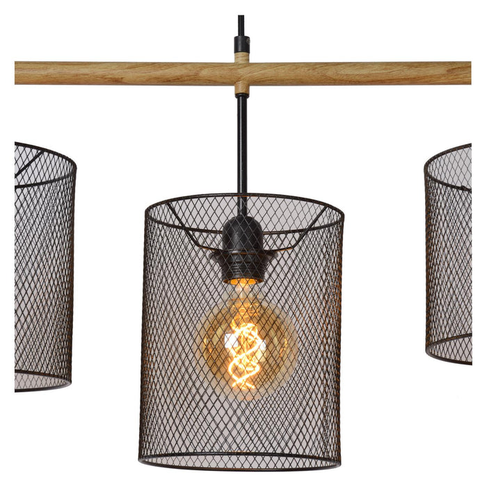 Lucide BASKETT Hanglamp - Zwart