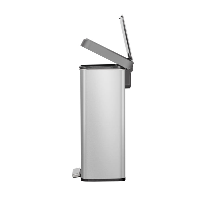 EKO Pedaalemmer Cozy 45 L matzilverkleurig