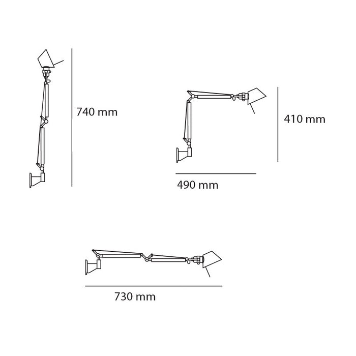 Artemide Tolomeo Micro Wandlamp