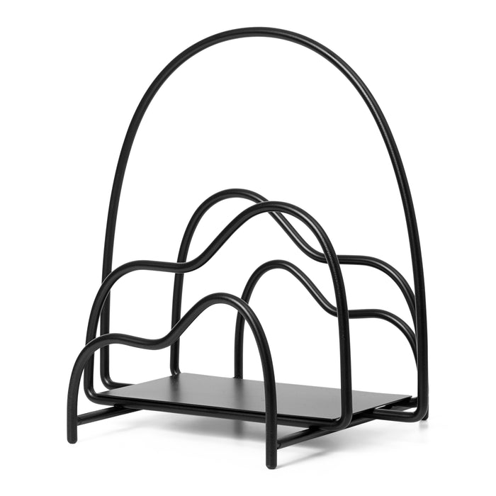 ferm LIVING Lithos Tijdschriftenrek - Black