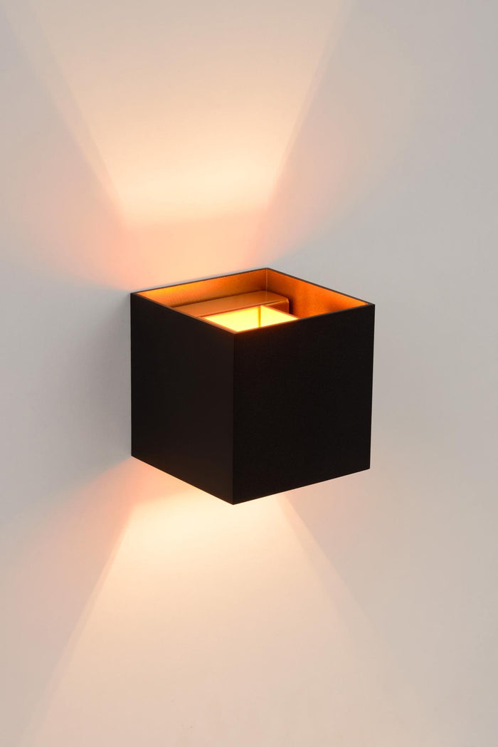 Lucide XIO Wandlamp - Zwart