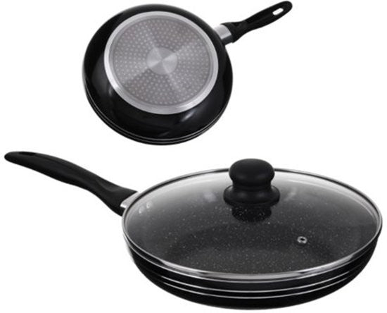 Edenberg Stonetec Line - Hapjespan Keramisch - 28 cm - 3-laags