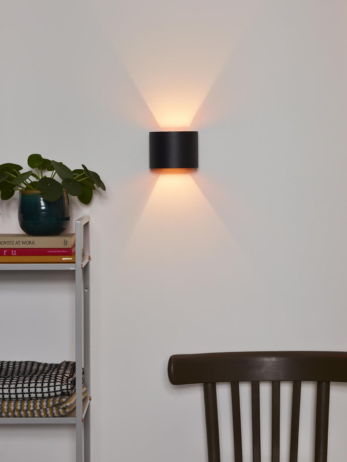 Lucide XIO Wandlamp - Zwart