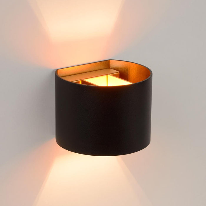 Lucide XIO Wandlamp - Zwart