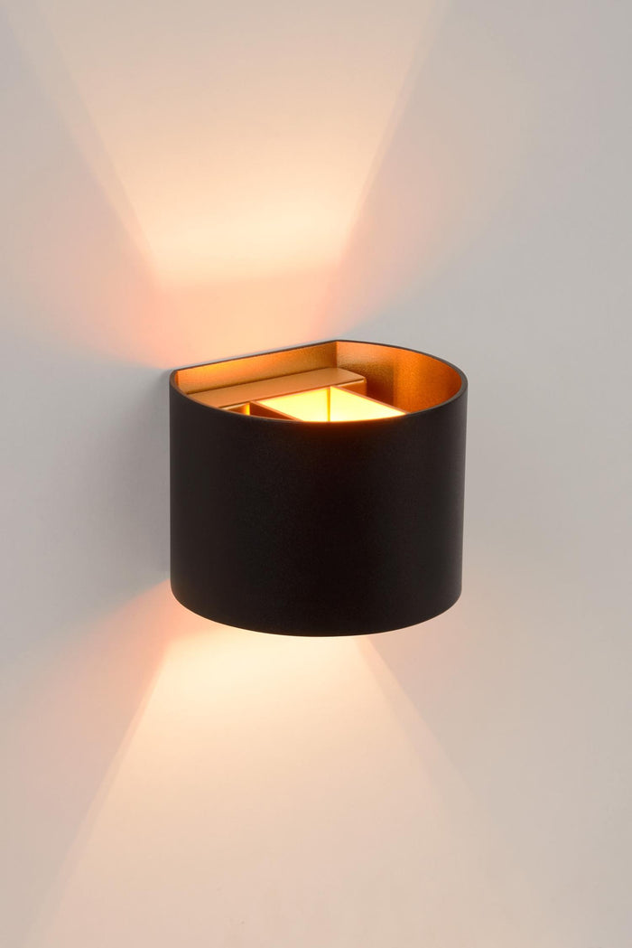Lucide XIO Wandlamp - Zwart