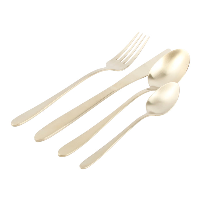 Ona Slim Bestekset 24-delig - Champagne