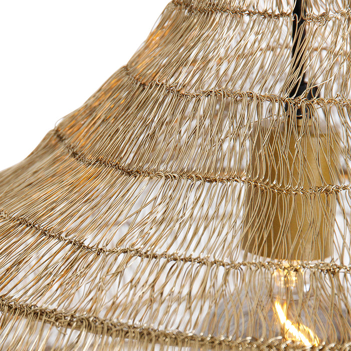 QAZQA Oosterse hanglamp goud 45 cm x 60 cm - Vadi