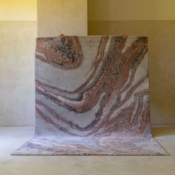 Zuiver Solar Vloerkleed 200 x 290 cm - Terra/Grijs