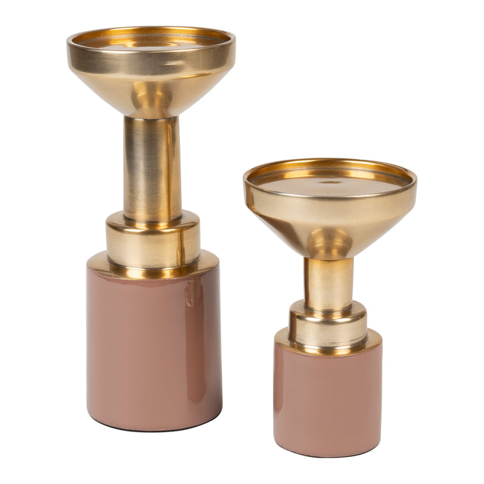 Zuiver Glam Kandelaar - Roze