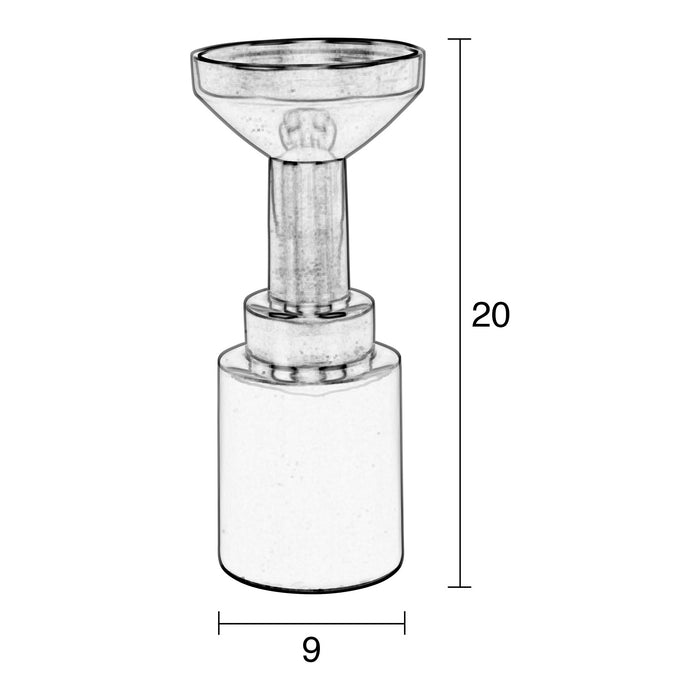 Zuiver Glam Kandelaar - Roze