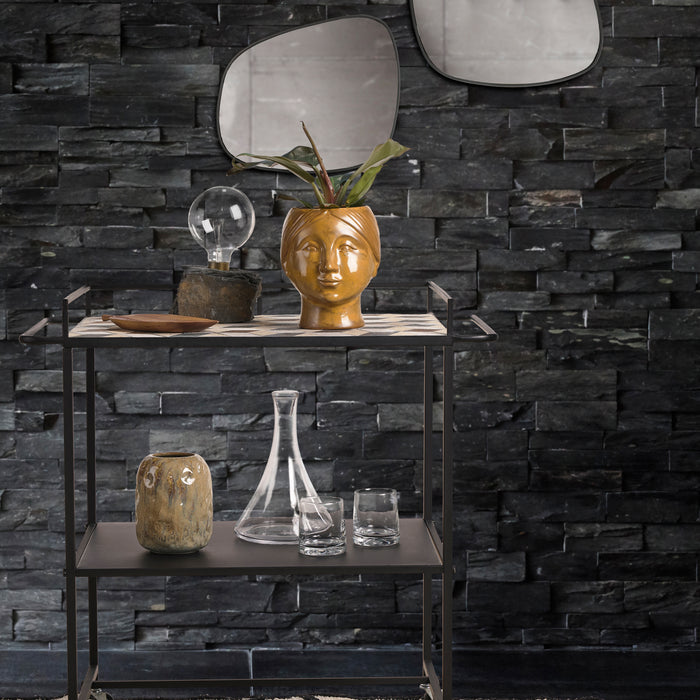 Villa Collection Spiegel H 40 x B 33 cm - Zwart